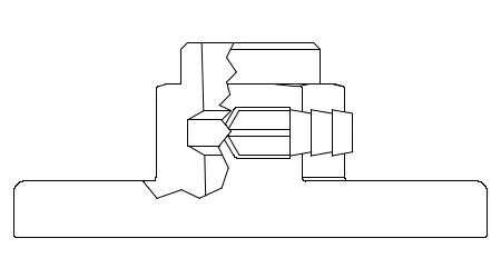 Tuffaloy HD Nut Stud PM Holder Header