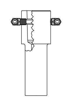 Tuffaloy HD Nut Stud Straight Holder