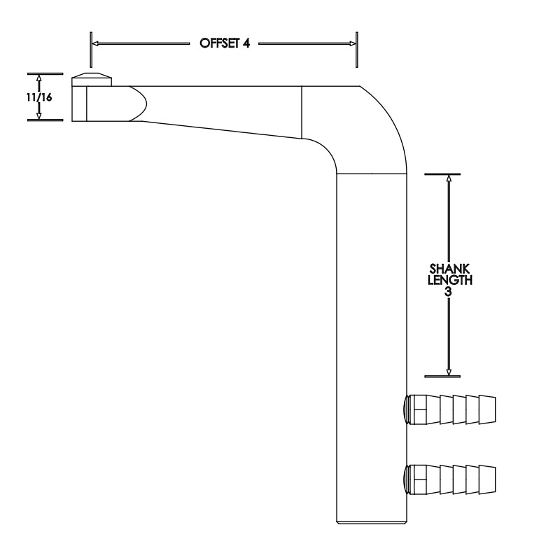 Tuffaloy Paddle Type Holder Header